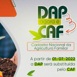 AGRICULTURA - ATUALIZAÇÃO DE DAP