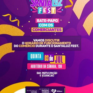 Bate-Papo com Comerciantes - Santaluz Fest