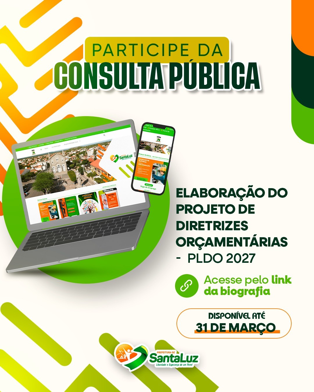 Consulta Pública - Lei de Diretrizes Orçamentárias 2027 - SANTALUZ